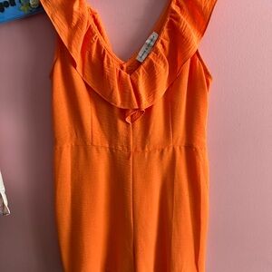 Emma & Michele Vibrant Orange Blouse